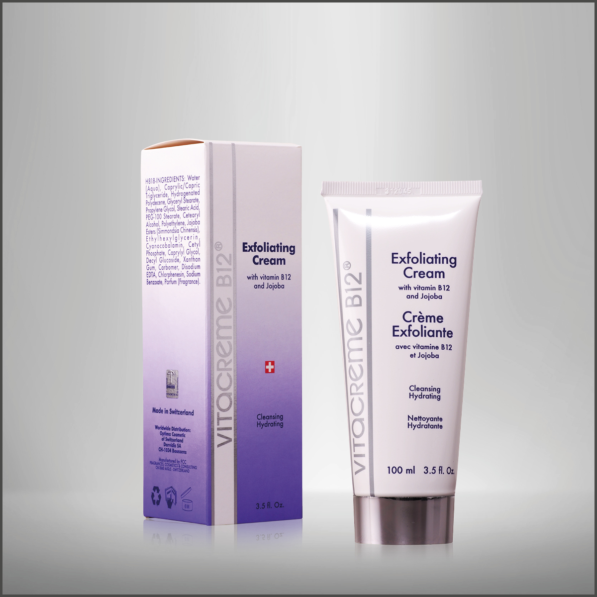 Exfoliating Creme med Vitamin B12 AntiAgeing/Ansigtspleje